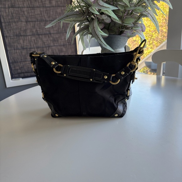 Coach Carly Signature Hobo Bag with Y2K charm - Picture 12 of 13